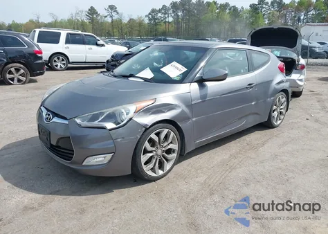 2012 Hyundai Veloster Base W/Black z USA, uszkodzony, nr VIN KMHTC6AD4CU028286